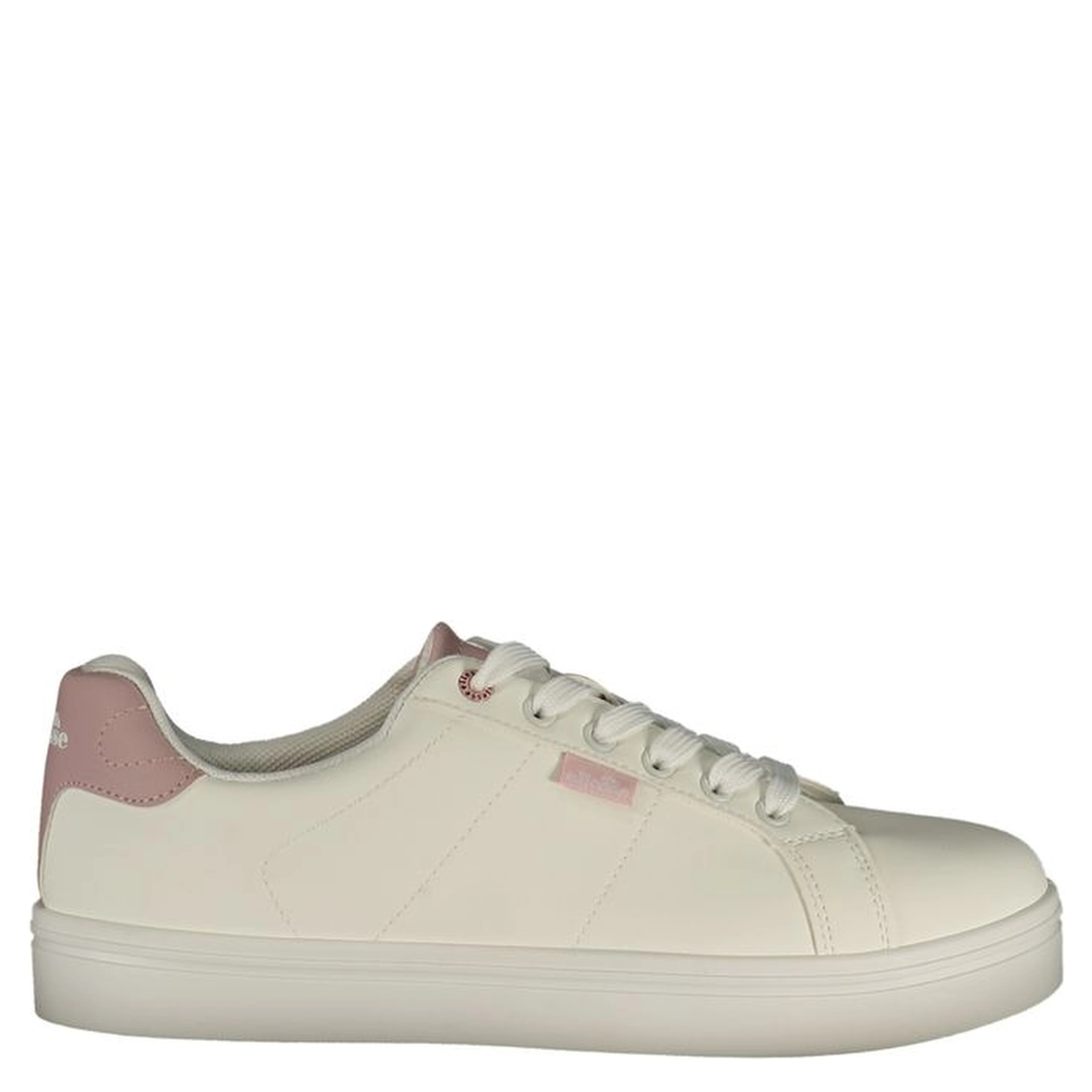 White Polyurethane Women's Sneaker