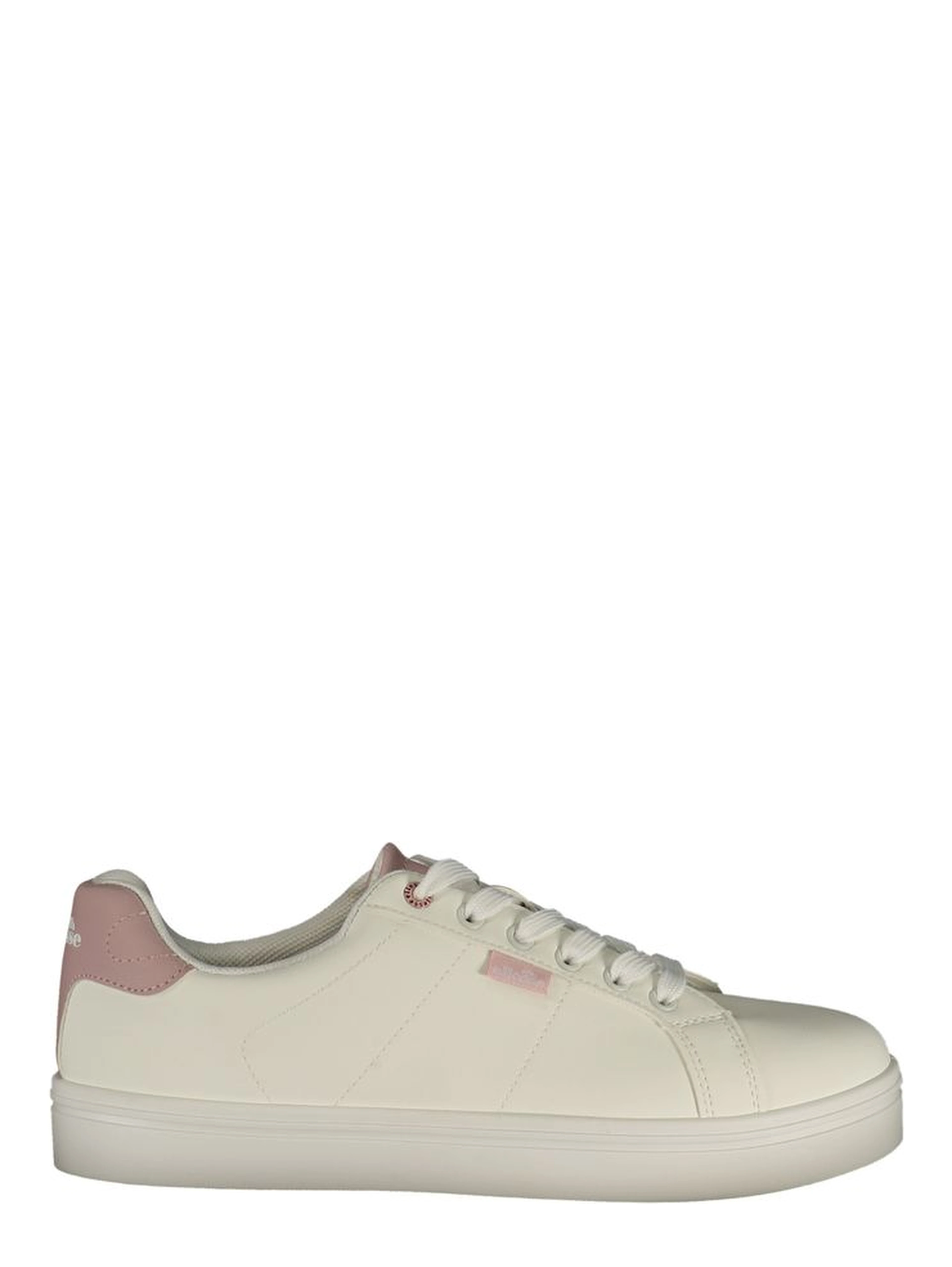 White Polyurethane Women's Sneaker