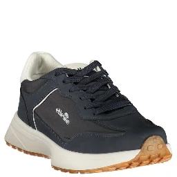 Blue Polyester Men's Sneaker
