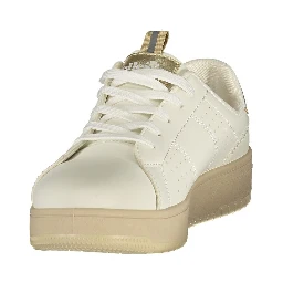 Bianco Polyurethane Women's Sneaker
