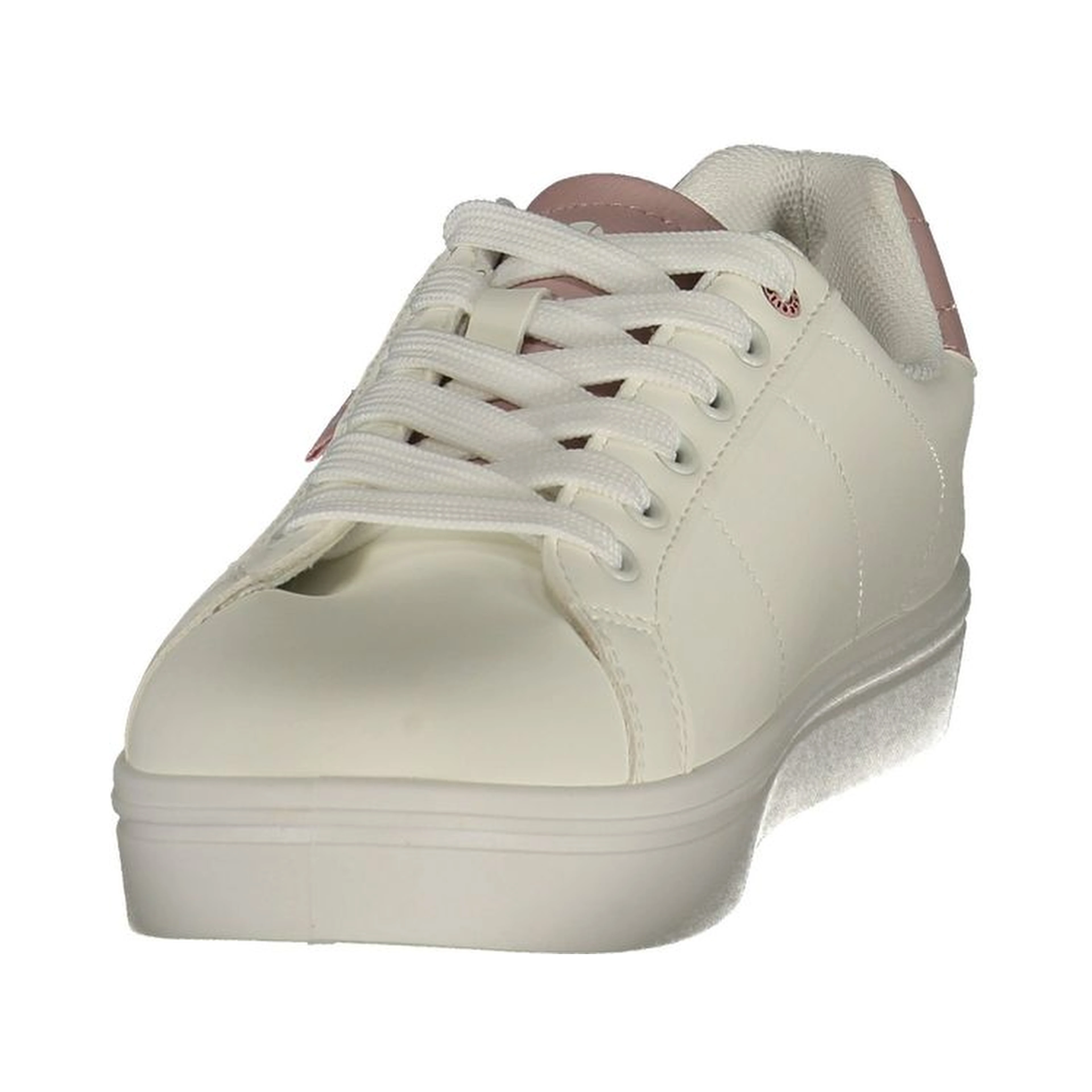 White Polyurethane Women's Sneaker