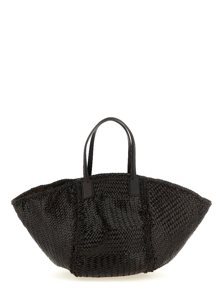 Brown Calfskin Tote Bag