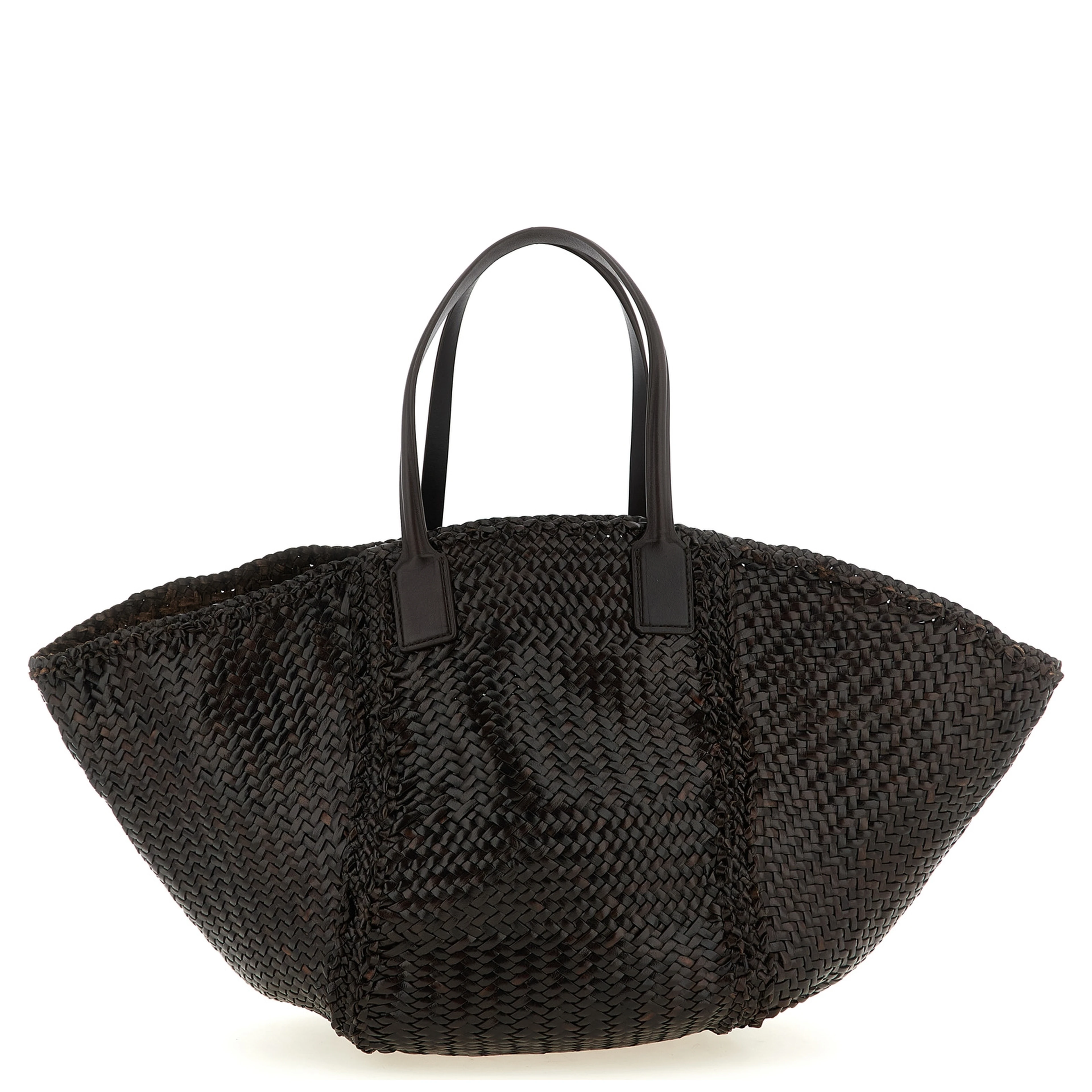 Brown Calfskin Tote Bag