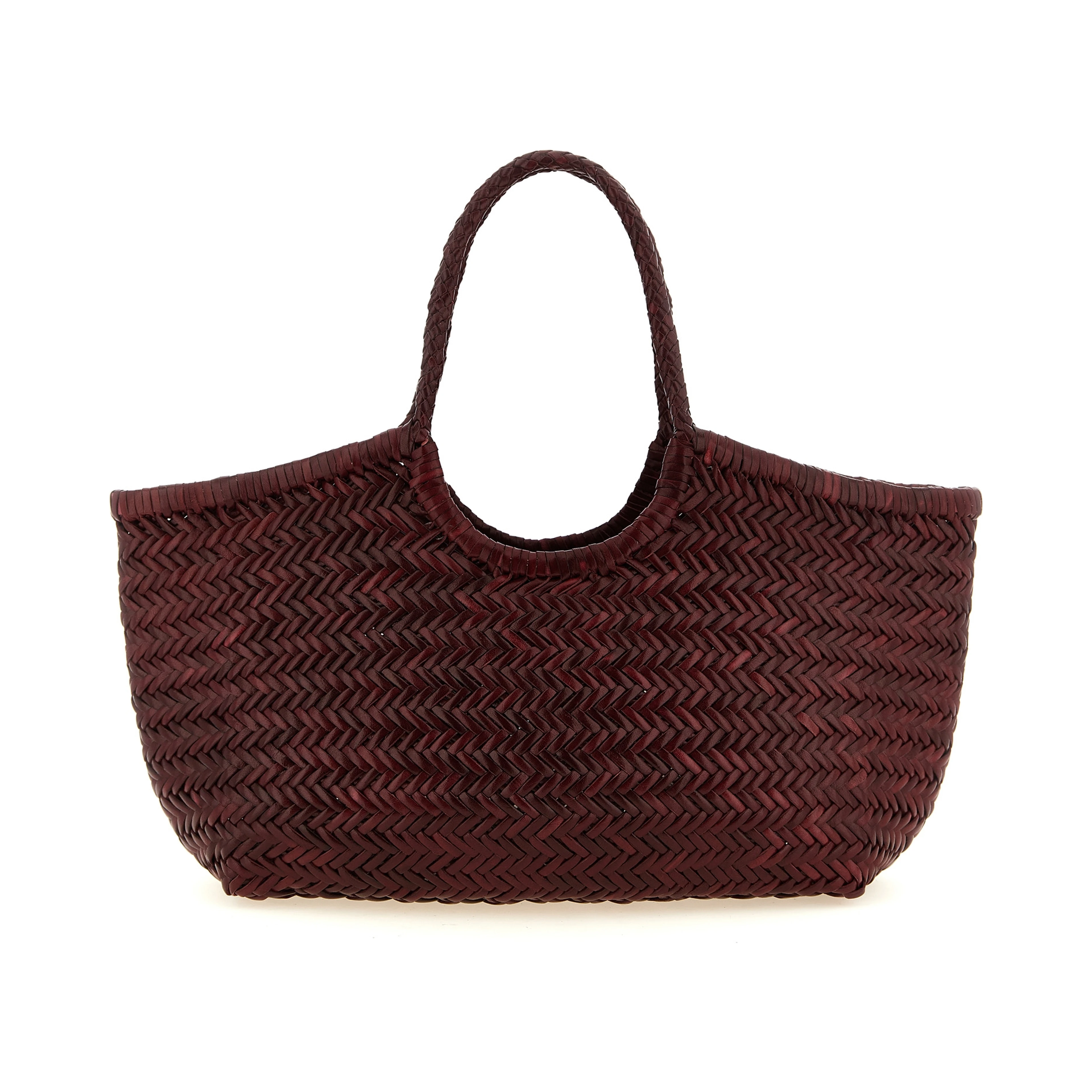Bordeaux Cowhide Shoulder Bag