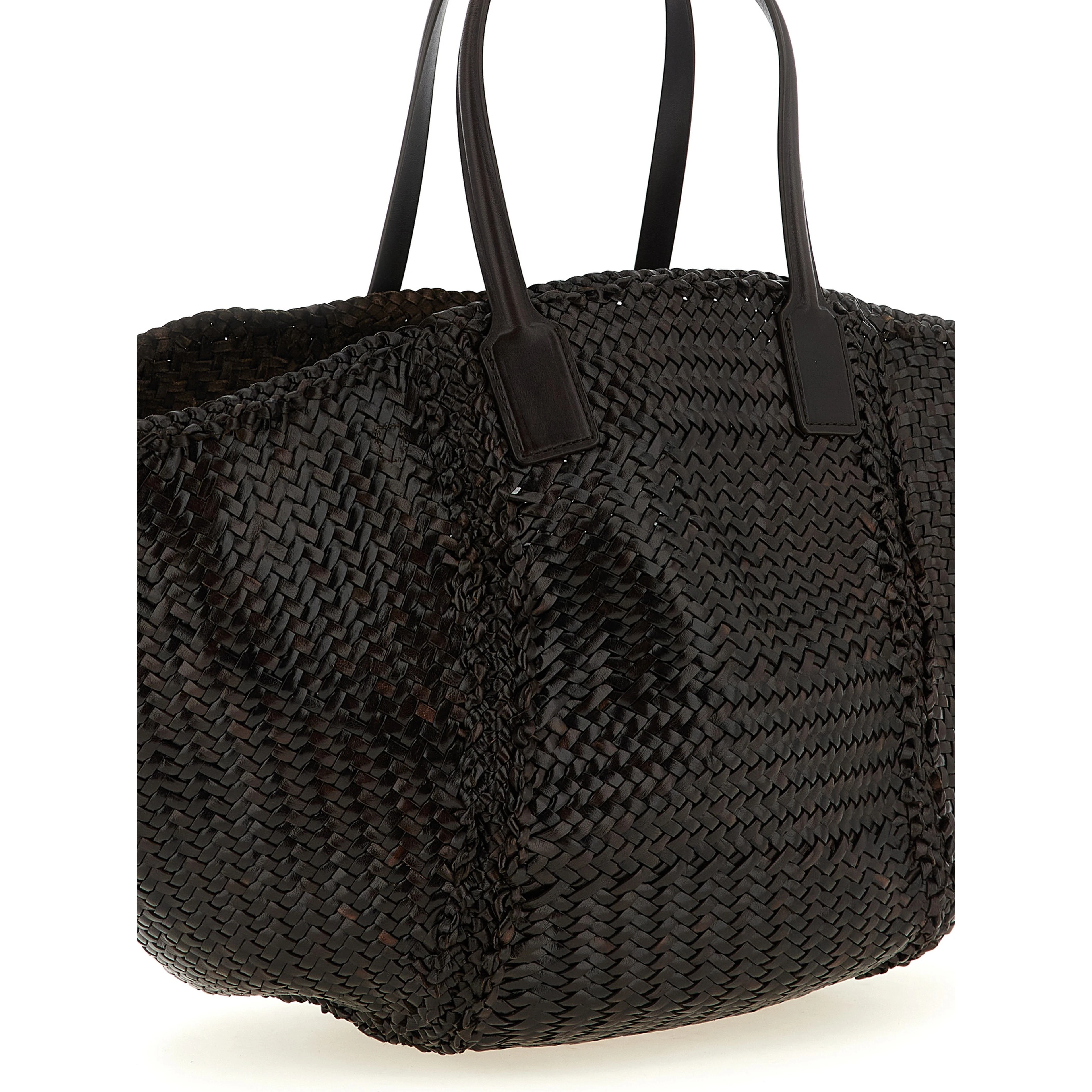 Brown Calfskin Tote Bag