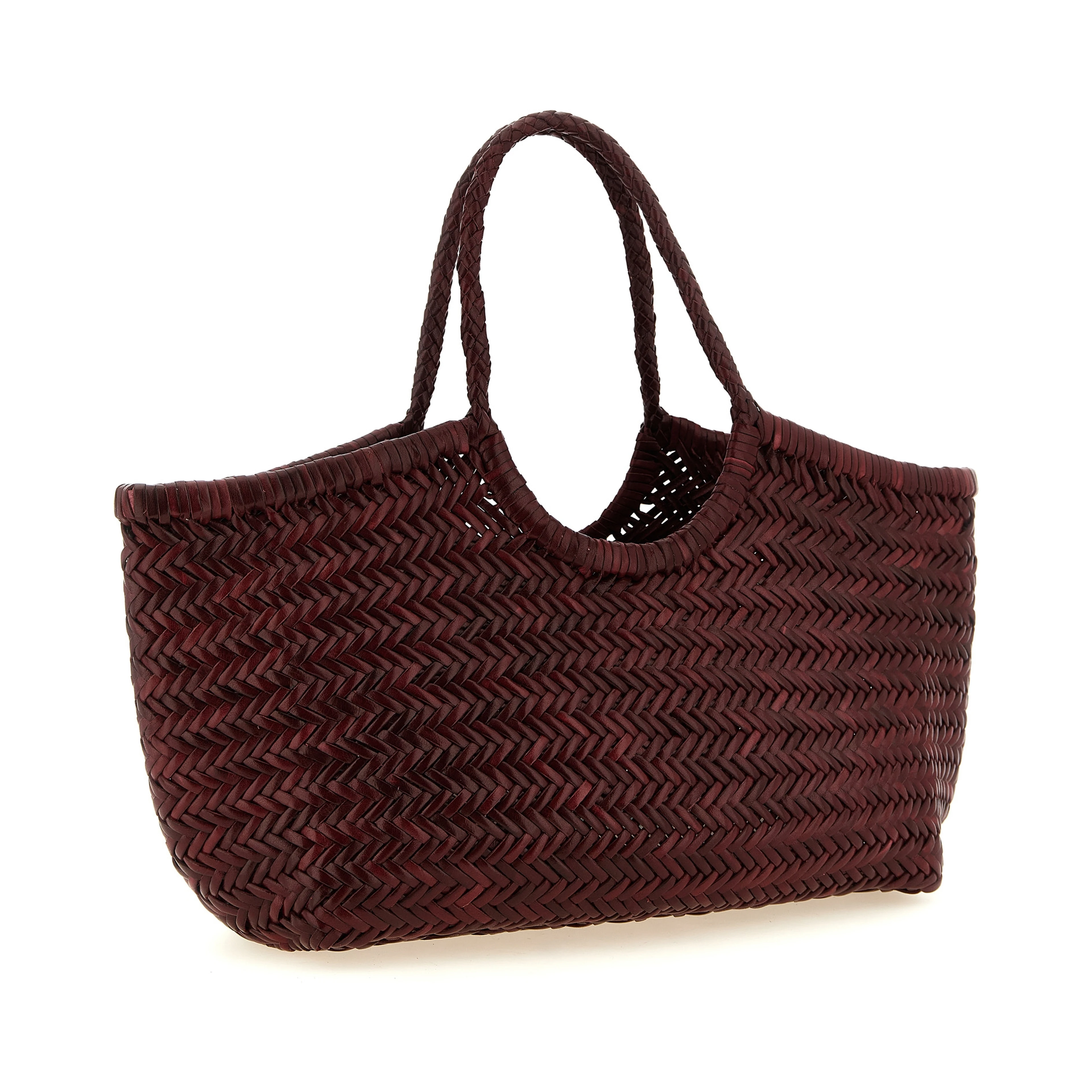 Bordeaux Cowhide Shoulder Bag
