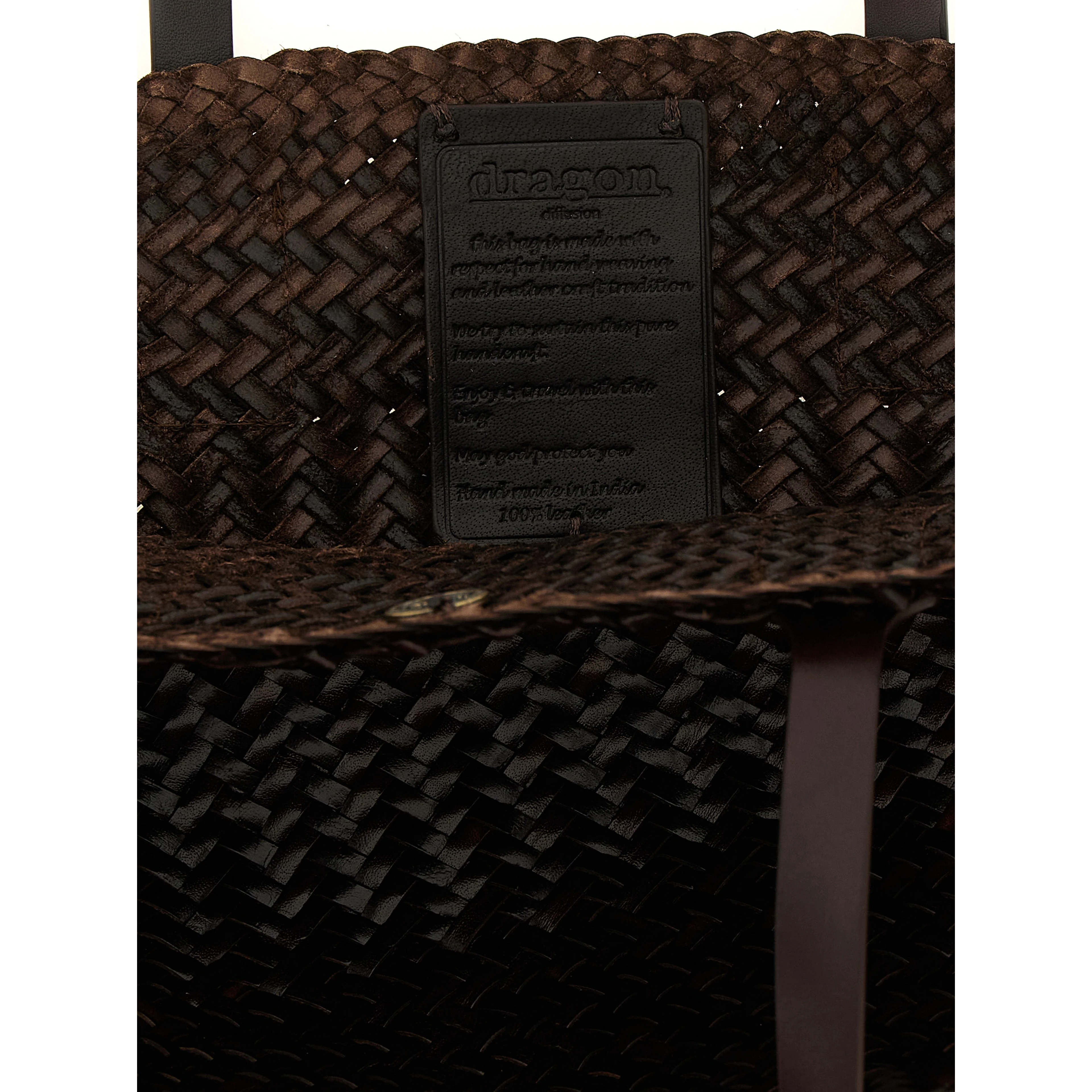 Brown Calfskin Tote Bag