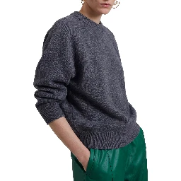 Dark grey Lina padded sweater