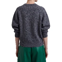 Dark grey Lina padded sweater