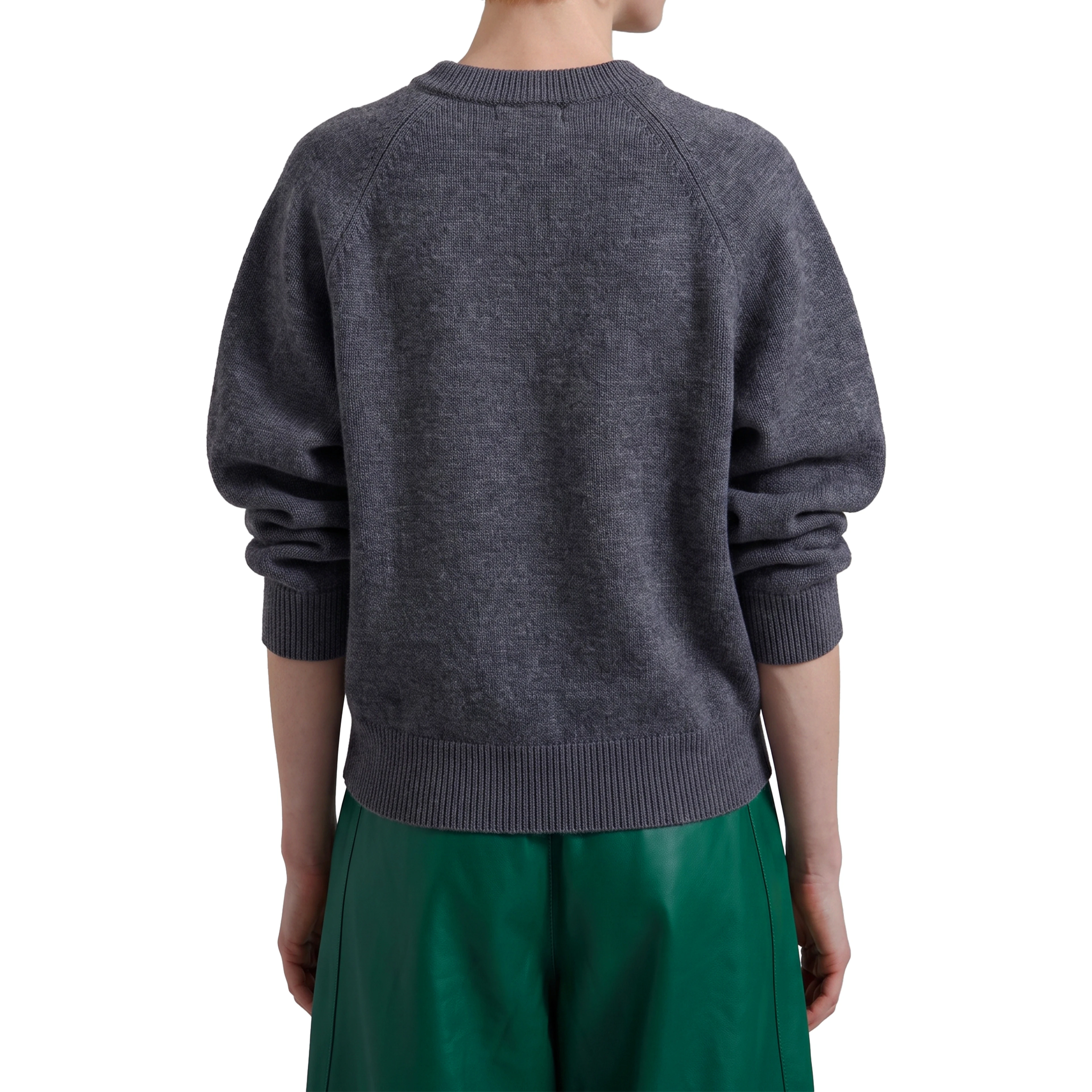 Dark grey Lina padded sweater