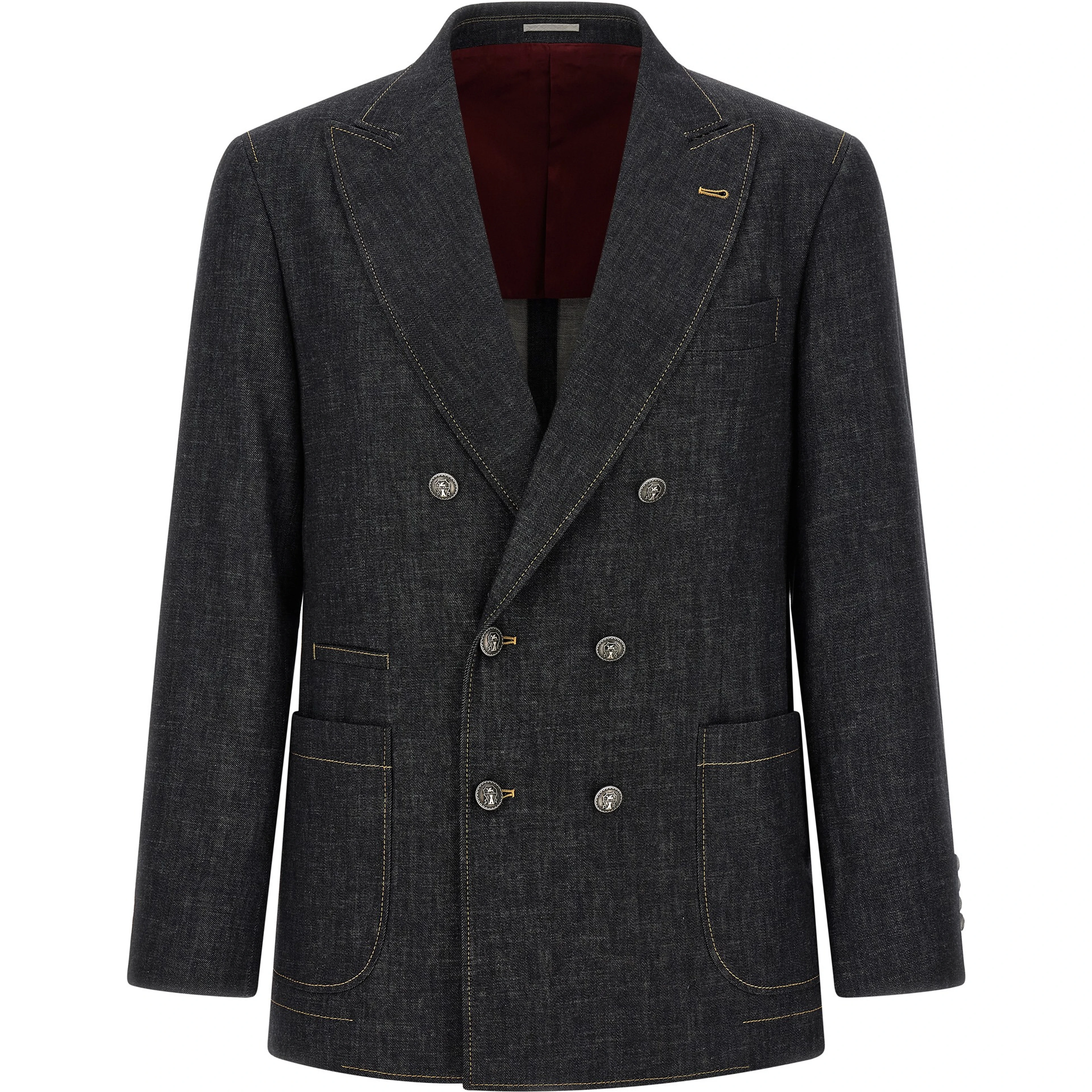 Blue Cotton Blazer