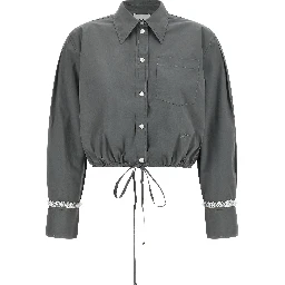 Gray Cotton Blouse