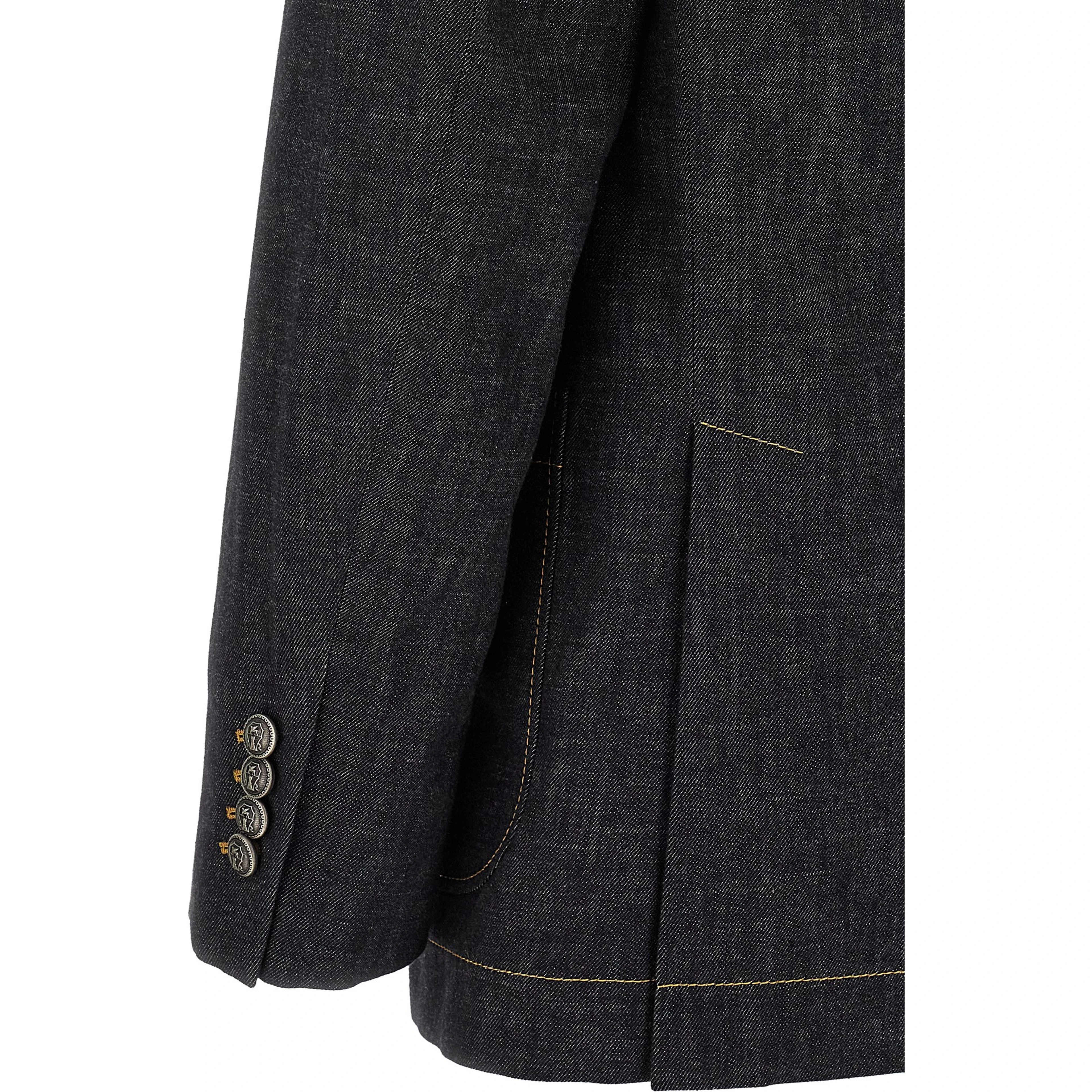 Blue Cotton Blazer