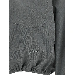 Gray Cotton Blouse