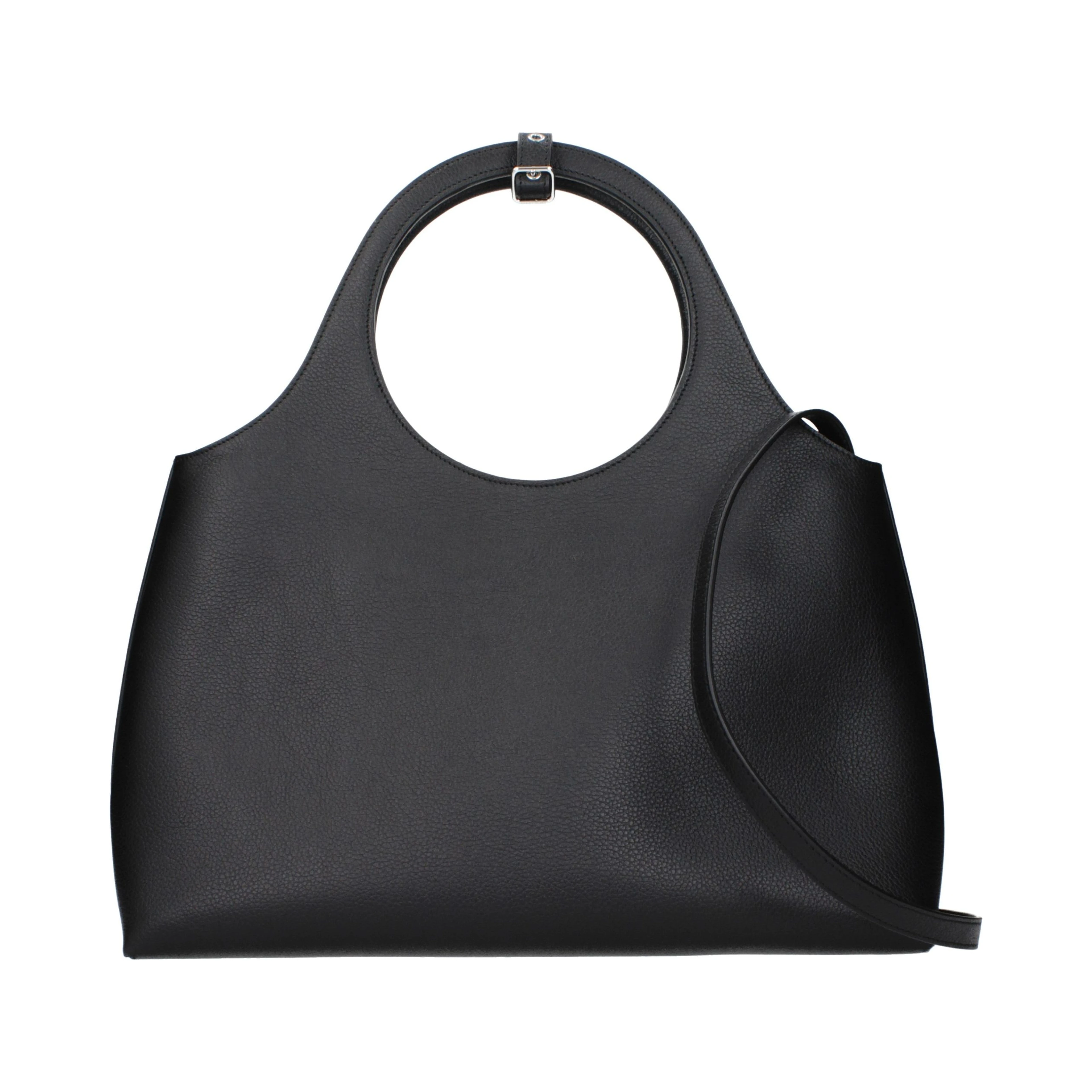 Black Leather Handbag