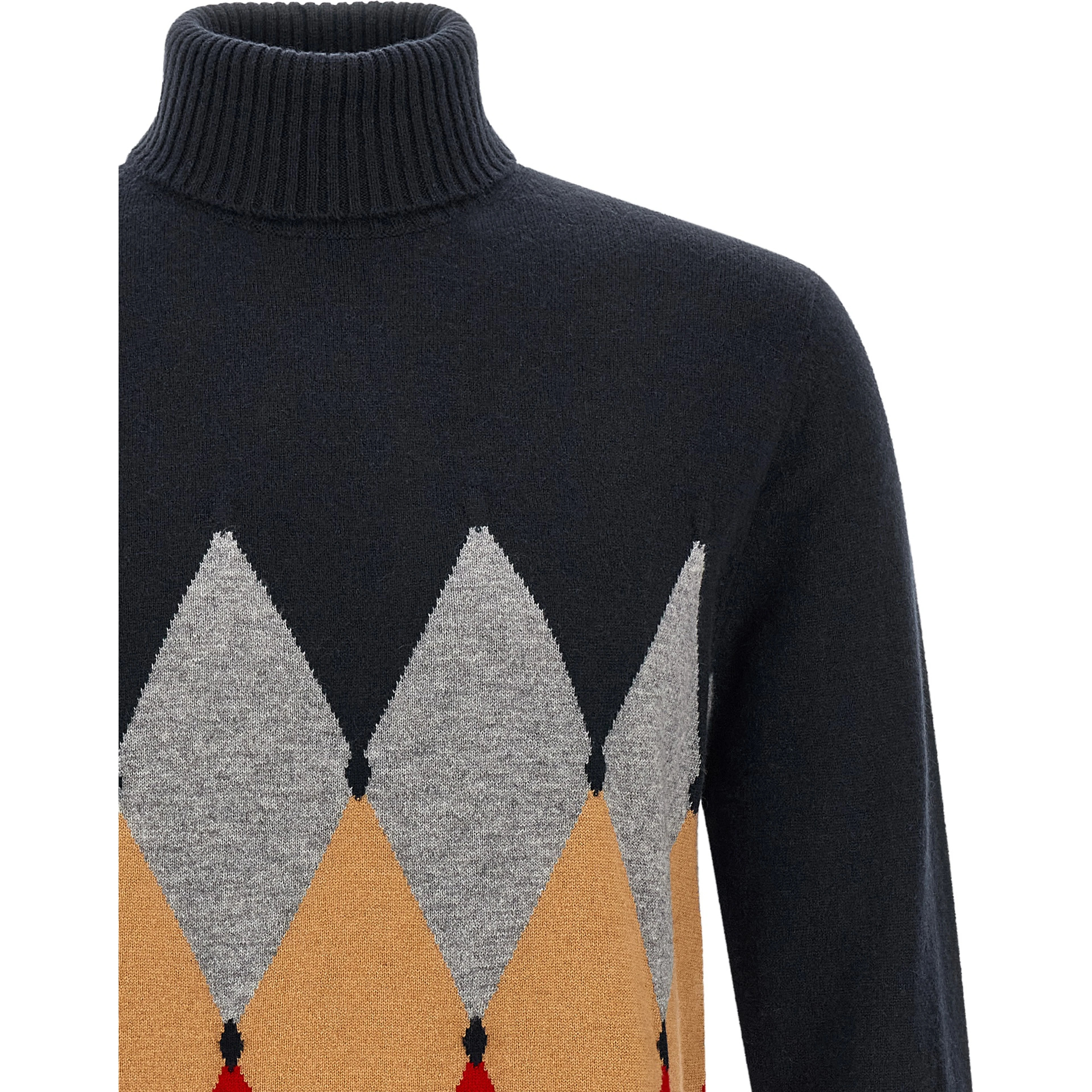 Blue Cashmere Cardigan