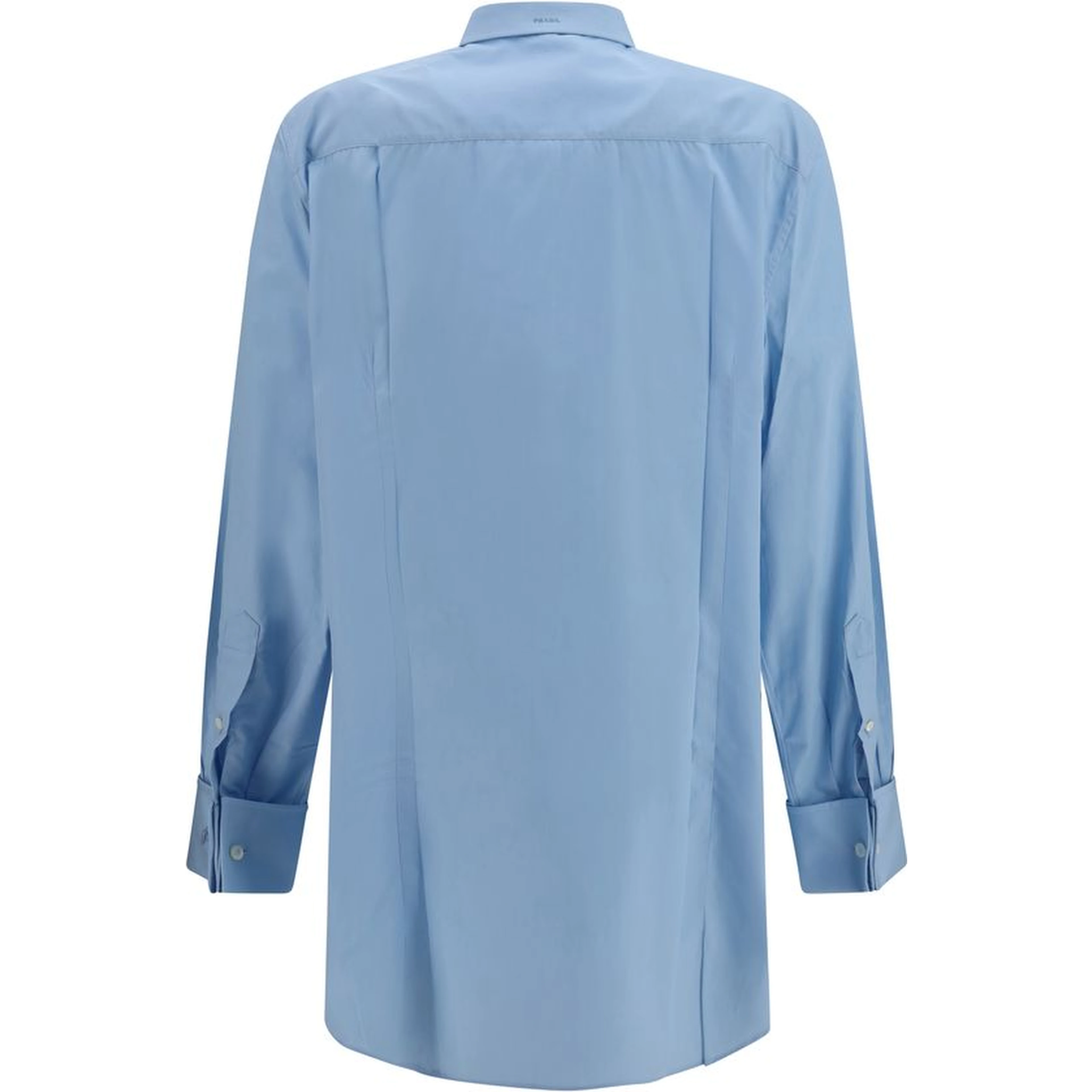 Blue Cotton Dress Shirt