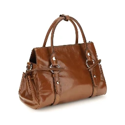Brown Calf Leather Bos Taurus Handbag