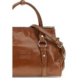 Brown Calf Leather Bos Taurus Handbag