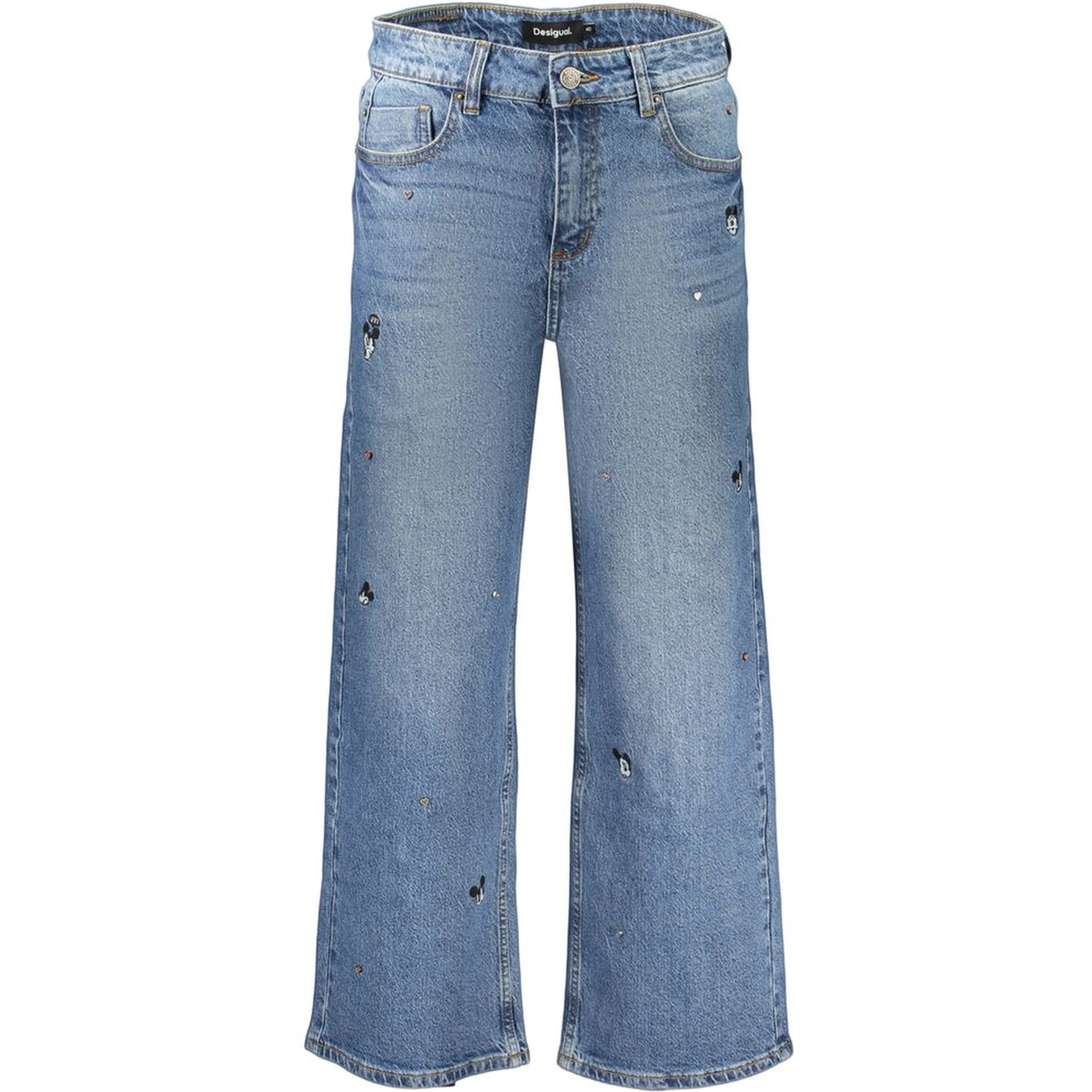 Blue Cotton Women's Jeans
