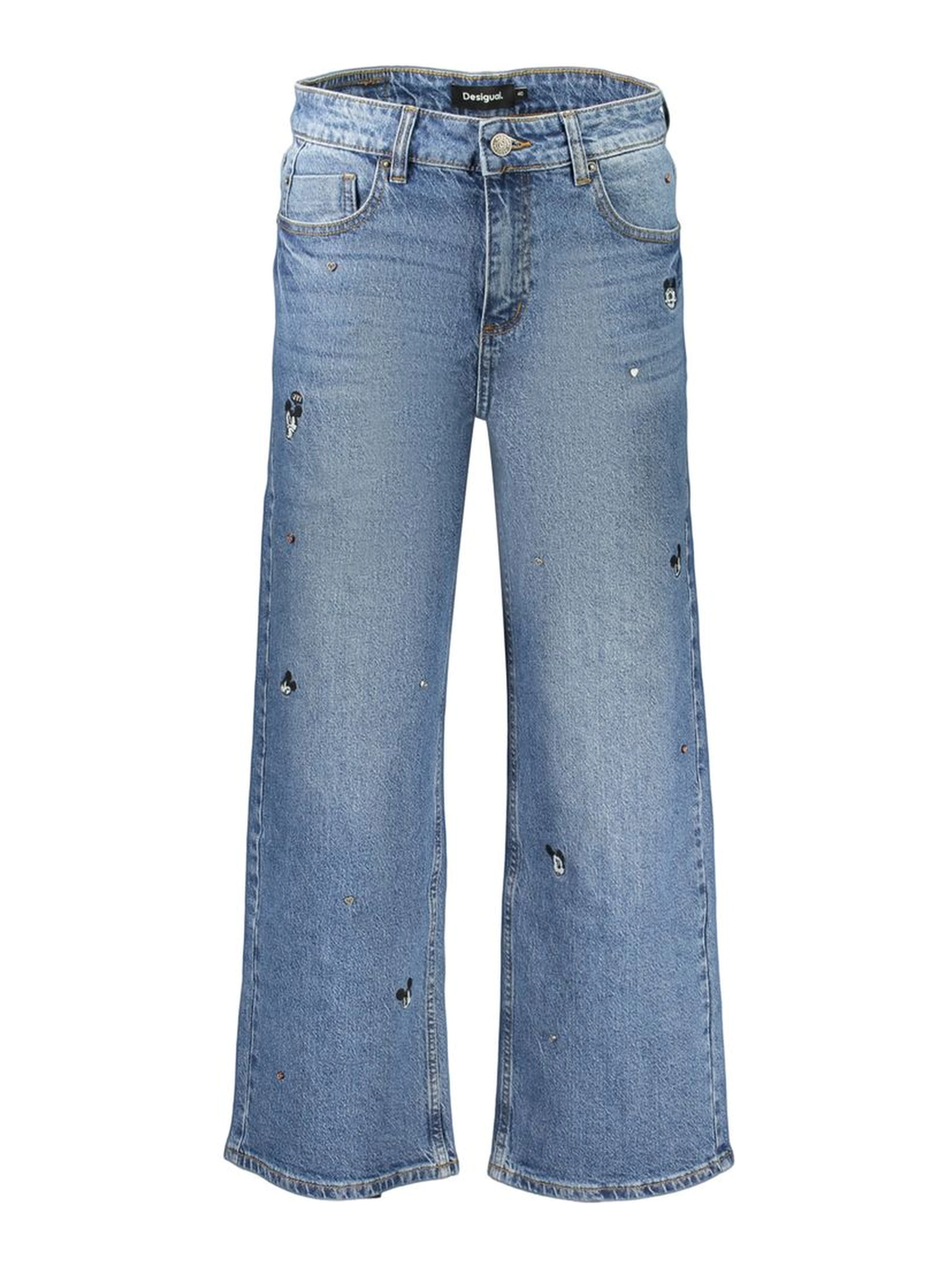 Blue Cotton Women's Jeans
