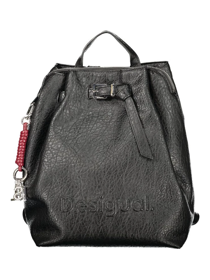 Black Polyethylene Backpack