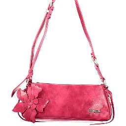 Rose Polyurethane Women's Bag