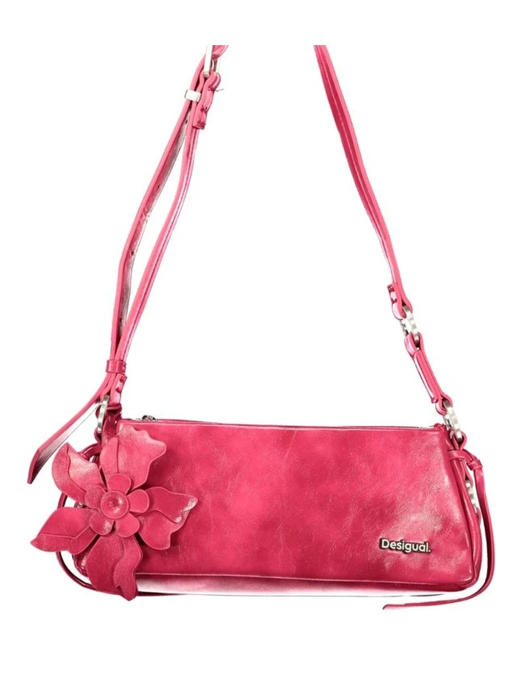Rose Polyurethane Women's Bag
