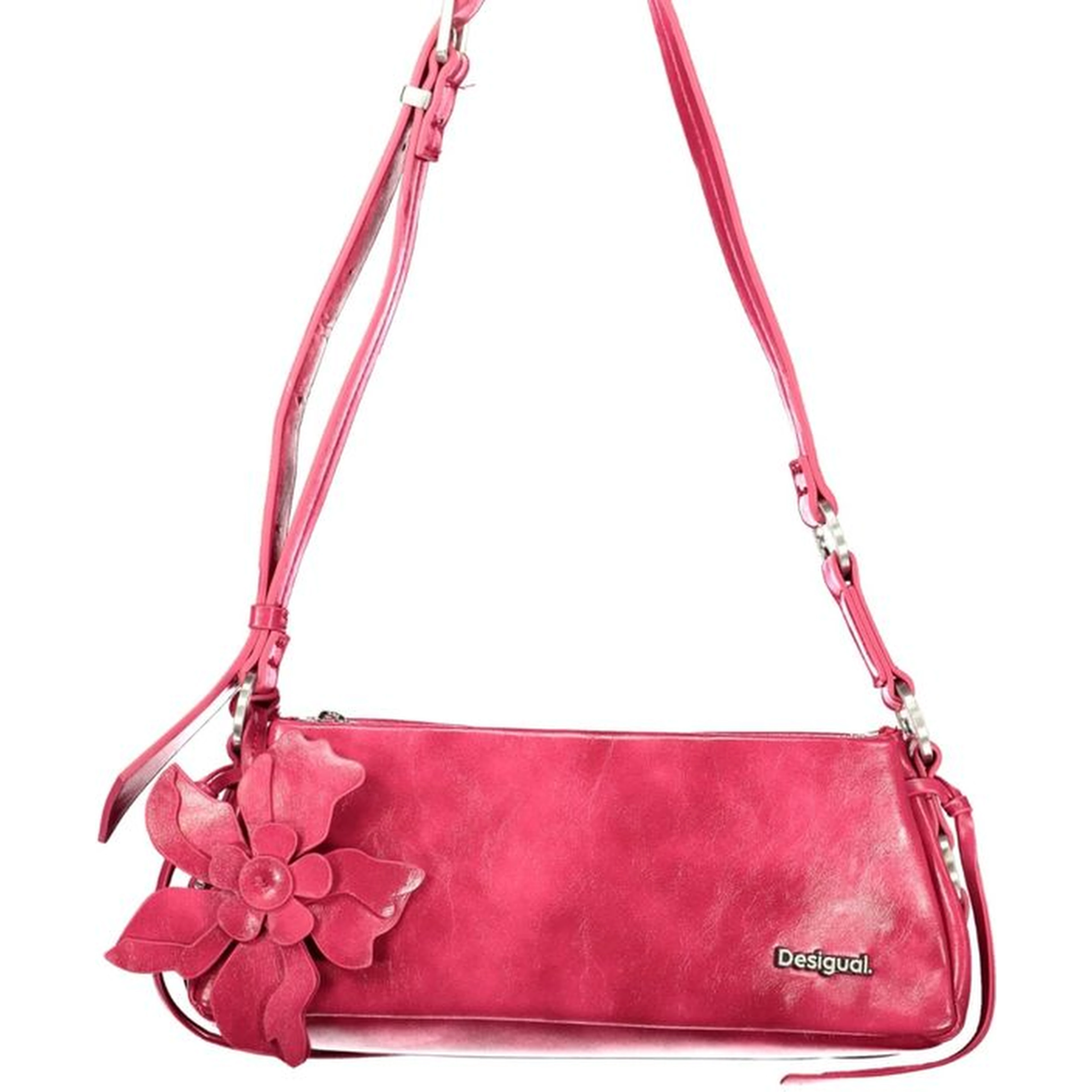 Rose Polyurethane Women's Bag