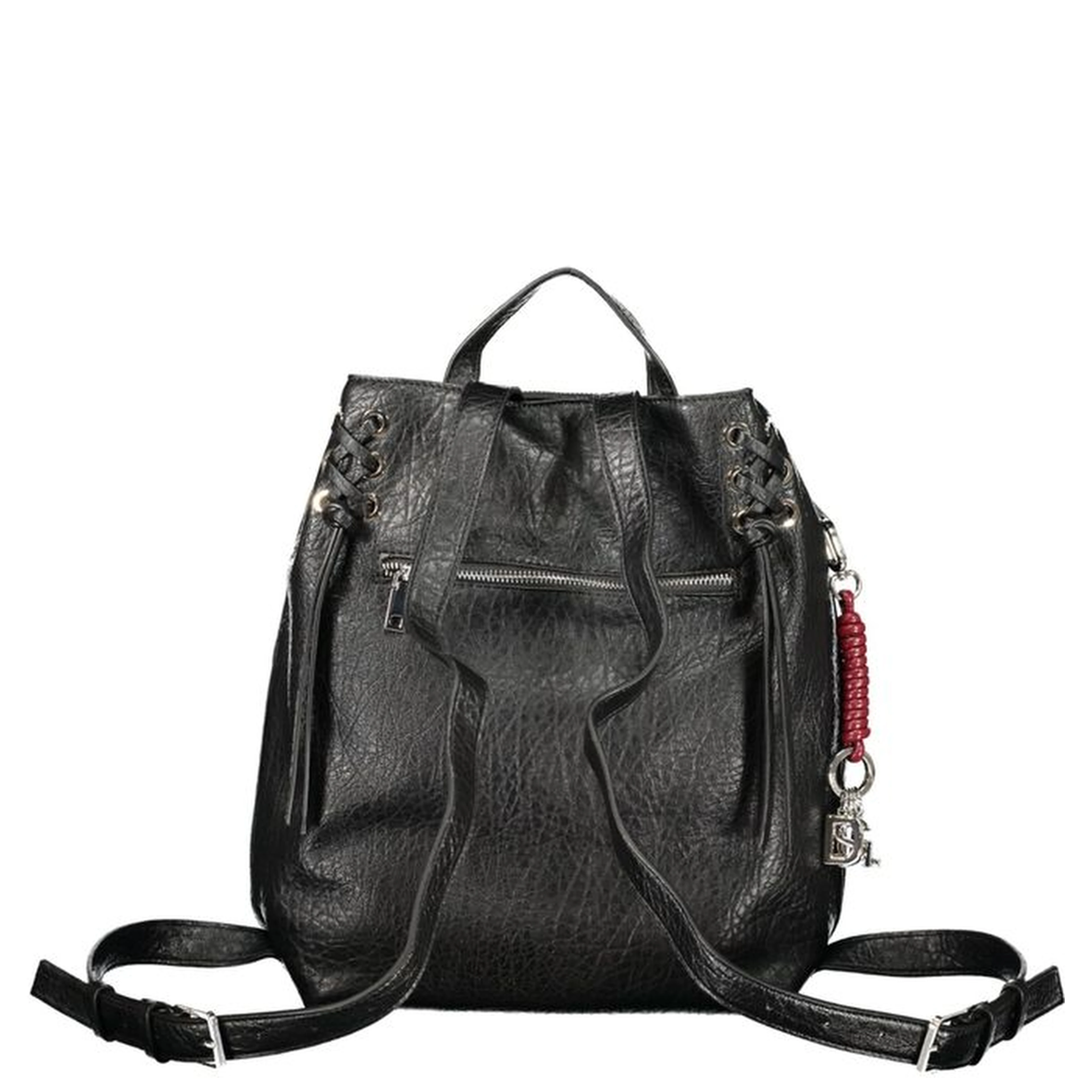 Black Polyethylene Backpack