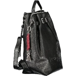 Black Polyethylene Backpack