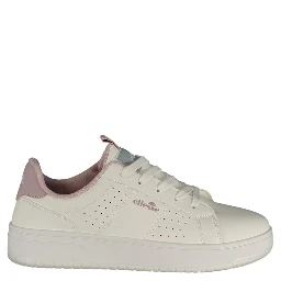 White Polyurethane Women's Sneaker