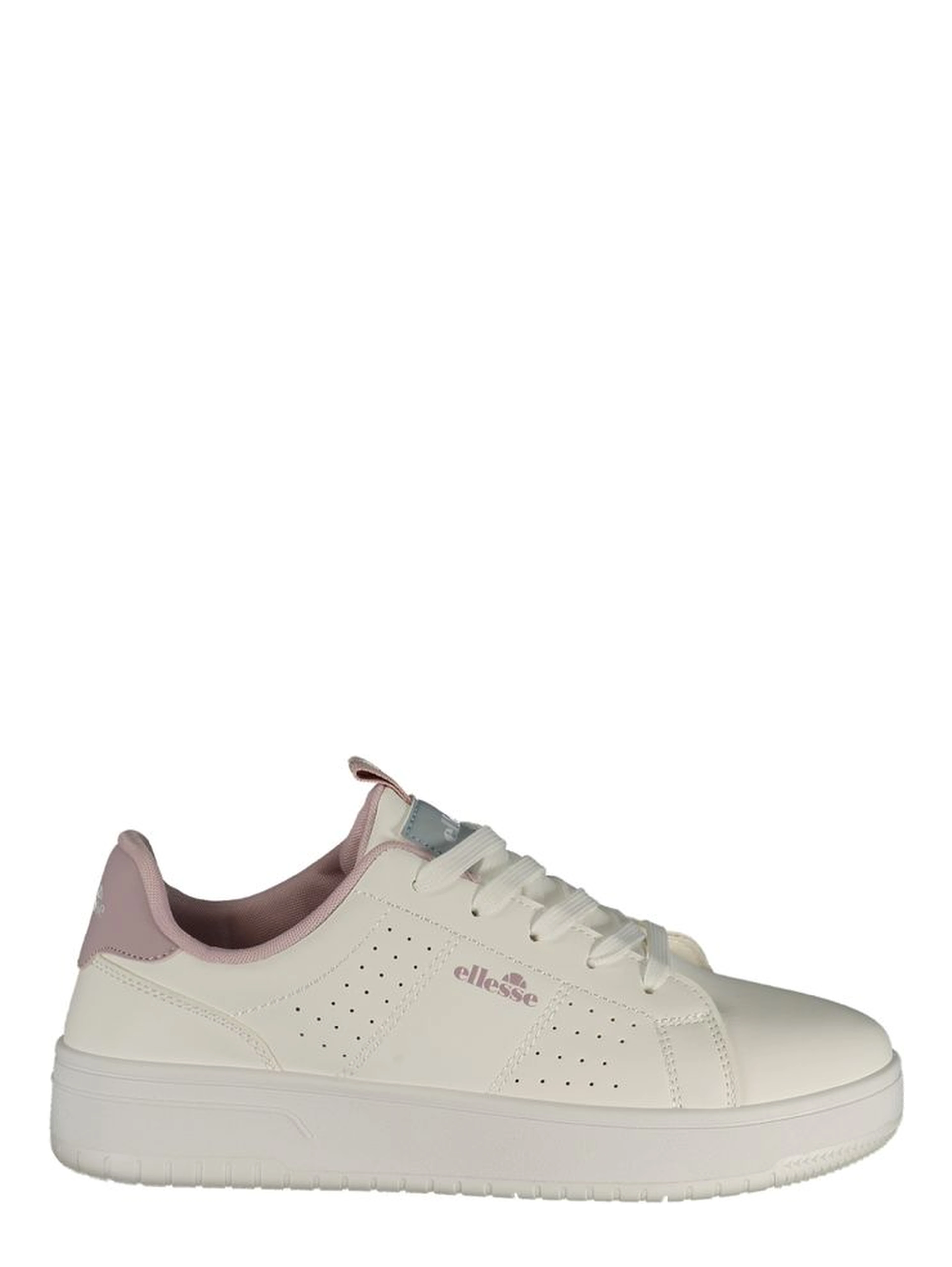 White Polyurethane Women's Sneaker