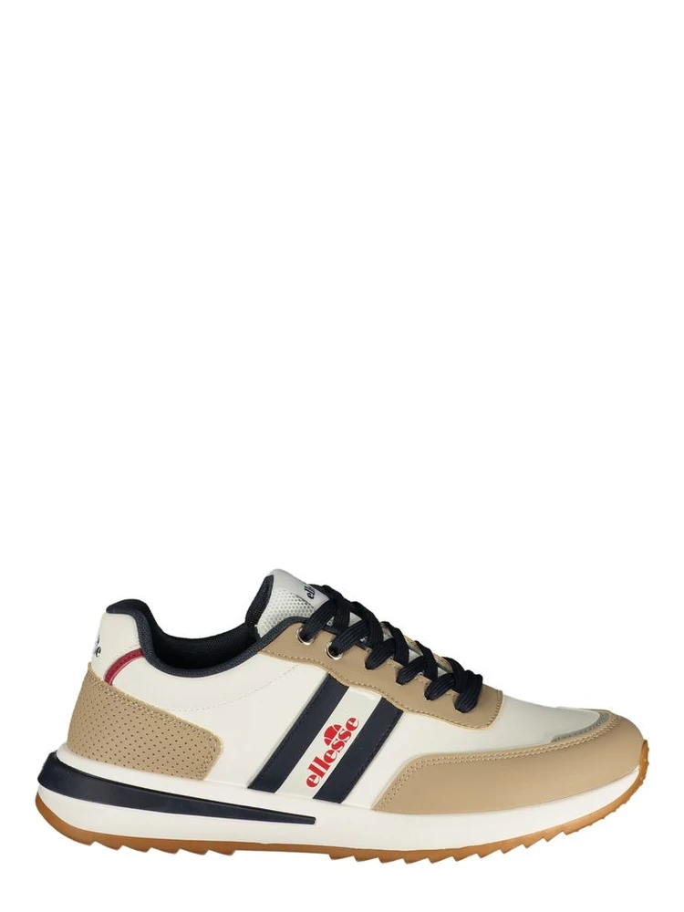 White Polyurethane Men's Sneaker