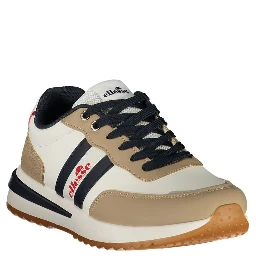 White Polyurethane Men's Sneaker