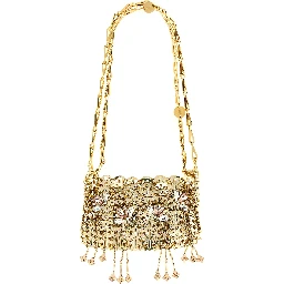 Gold Stainless Steel Shoulder Bag