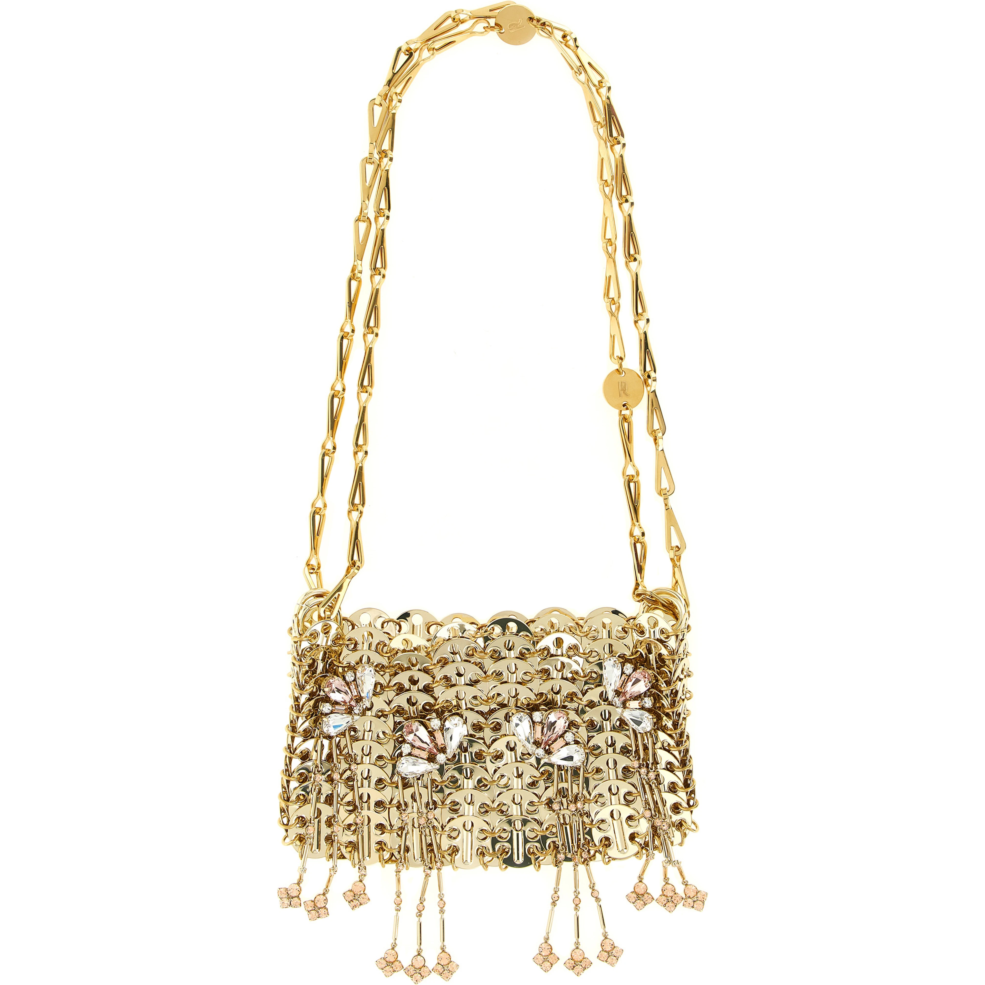 Gold Stainless Steel Shoulder Bag