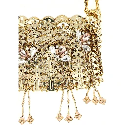 Gold Stainless Steel Shoulder Bag