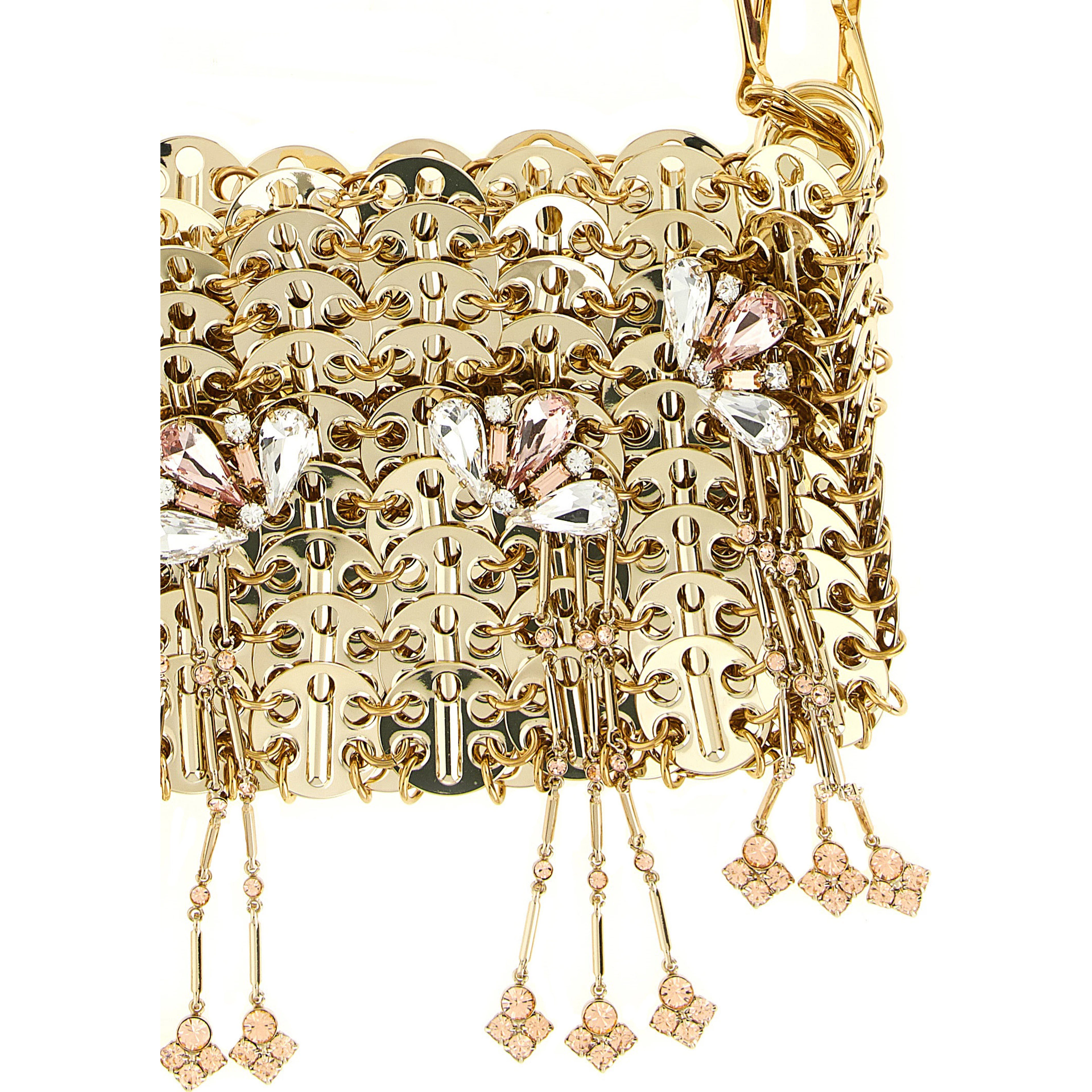Gold Stainless Steel Shoulder Bag