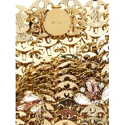 Gold Stainless Steel Shoulder Bag