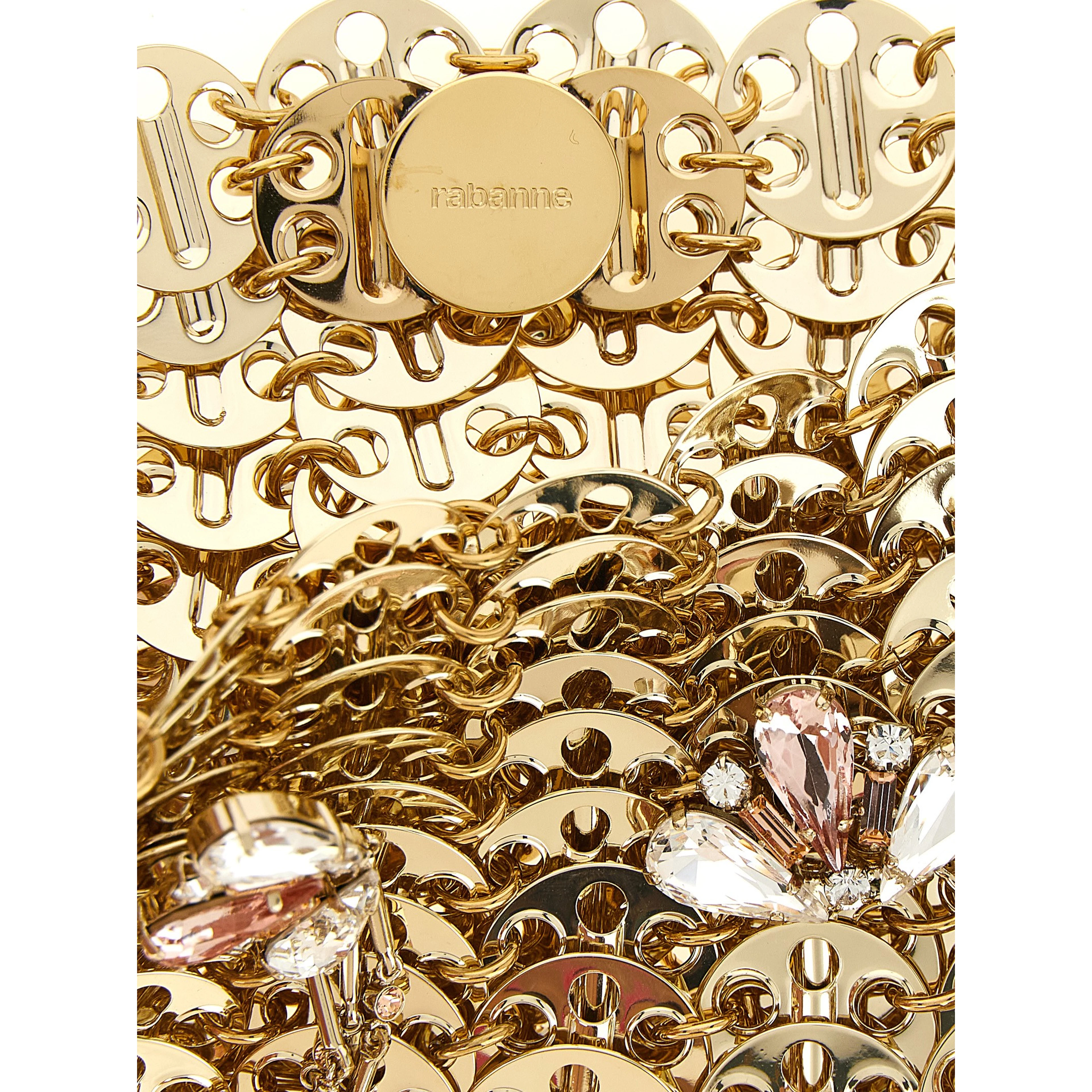 Gold Stainless Steel Shoulder Bag