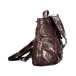 Brown Polyethylene Backpack
