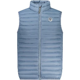 Blu Poliestere Men Jacket