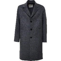 Cappotto Monopetto In Lana, Cashmere