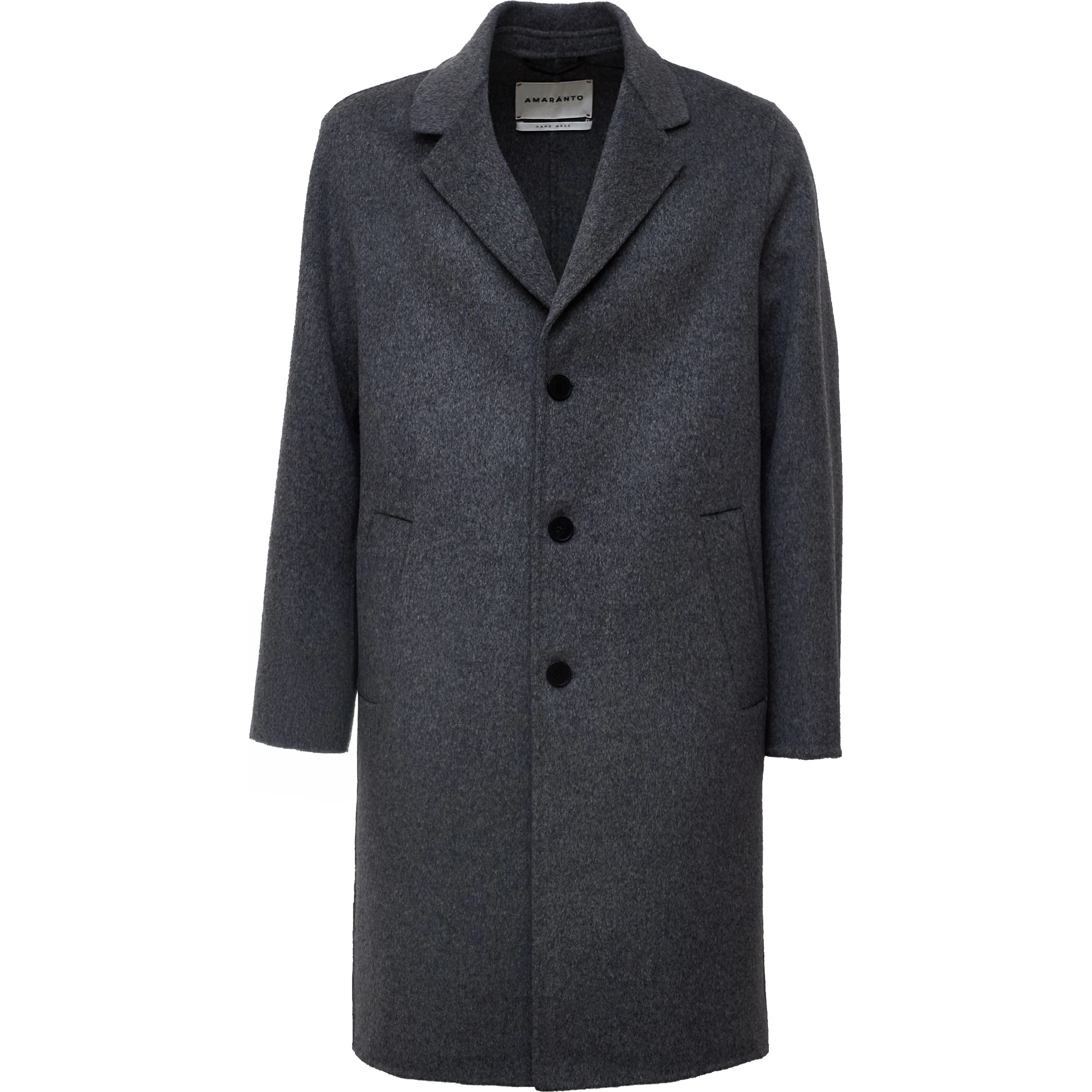 Cappotto Monopetto In Lana, Cashmere