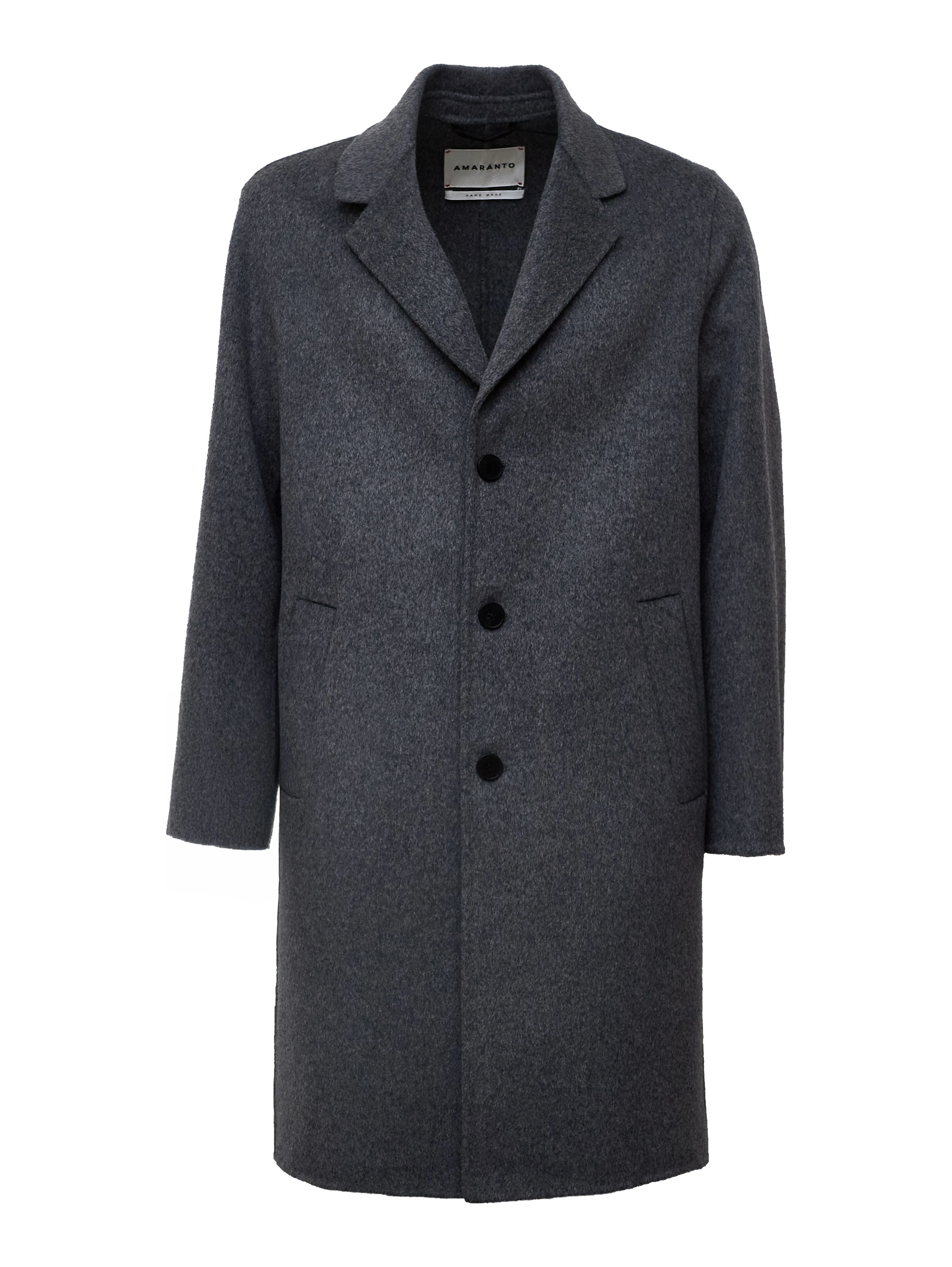 Cappotto Monopetto In Lana, Cashmere