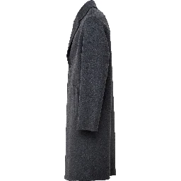 Cappotto Monopetto In Lana, Cashmere