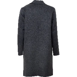 Cappotto Monopetto In Lana, Cashmere