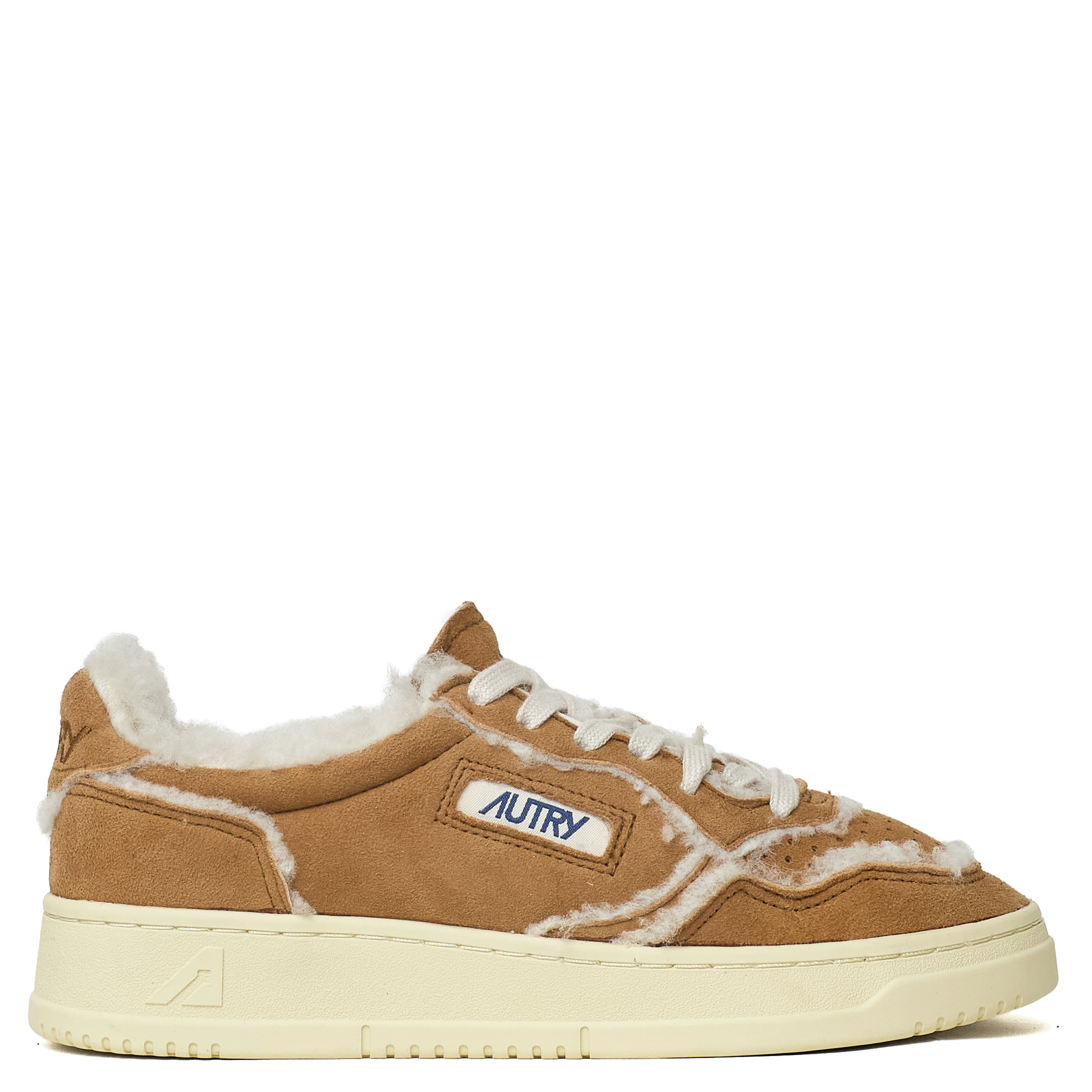 Sneakers Medalist Low In Suede, Shearling Cognac