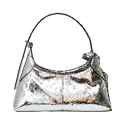 The Small Belted Sack Metallic Crinkle
